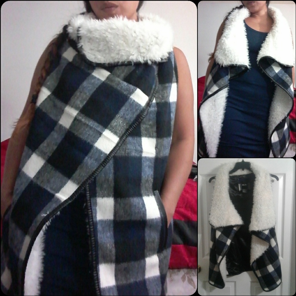 Buffalo Plaid Flyaway Vest